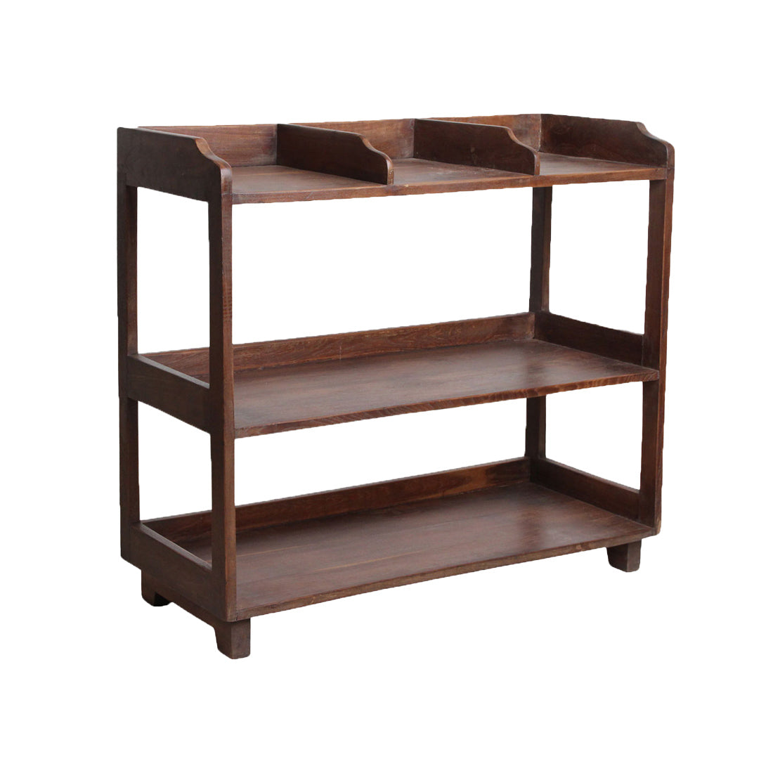 Raw Materials schoenenrek Teakhout - bruin - 92x38x76 cm