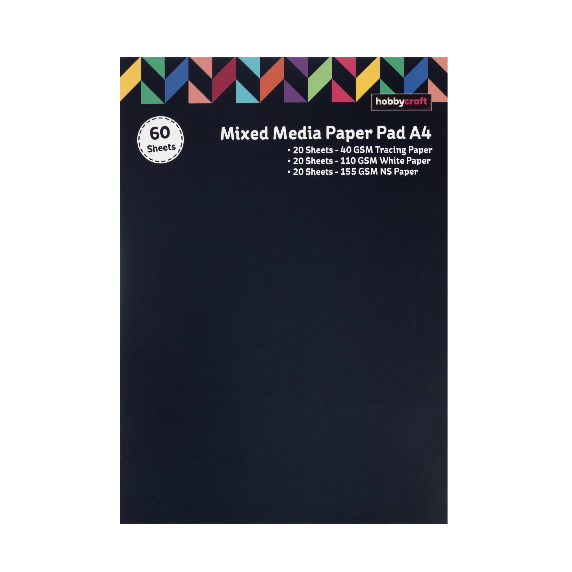 Mixed Media Paper Pad A4 60 Sheets