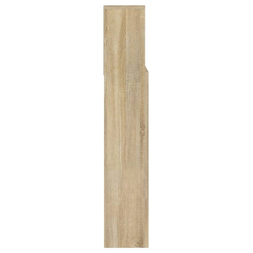 NNEVL Headboard Cabinet Sonoma Oak 140x19x103.5 cm