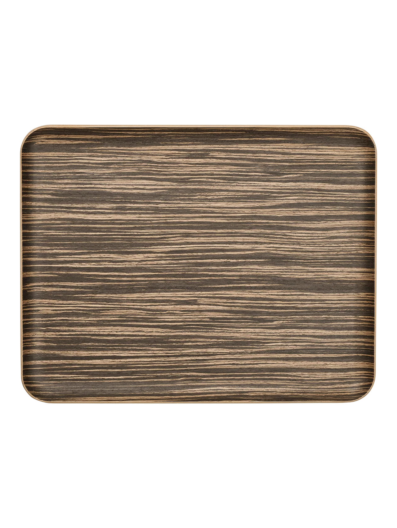 holztablett rechteckig, ebony