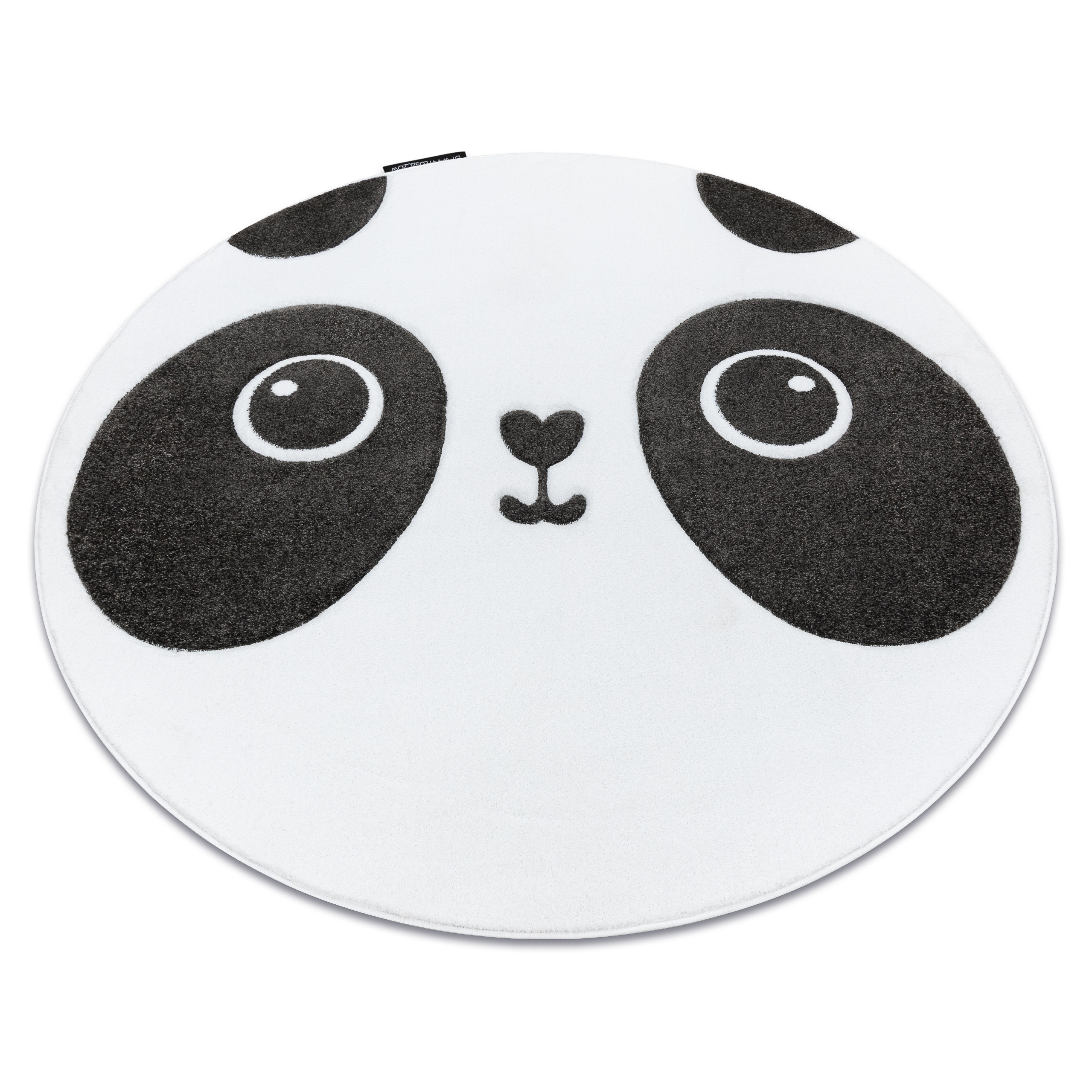 Dywan PETIT PANDA biały koło 120 cm