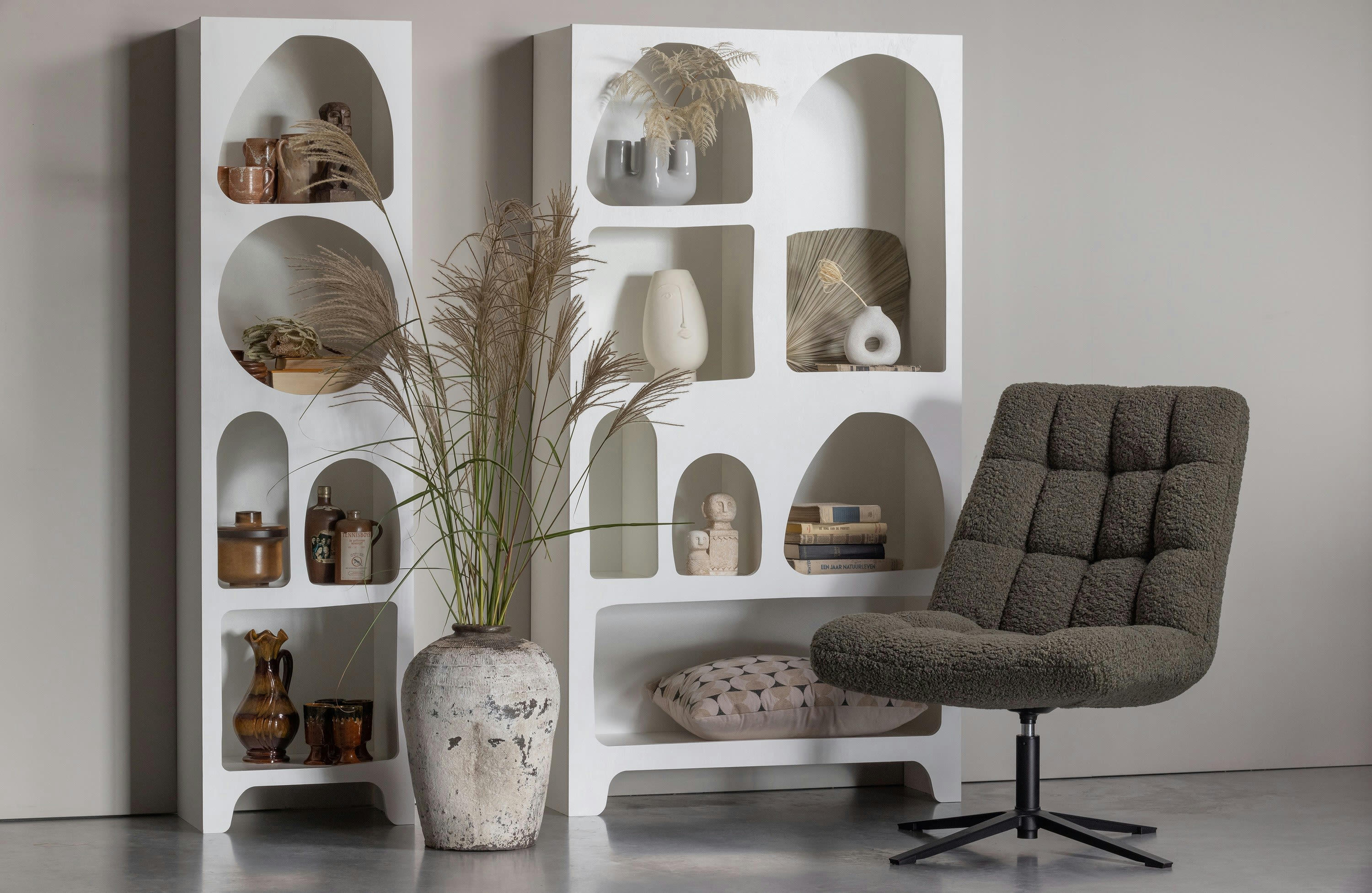 CAZ - Etagère en contreplaqué blanc