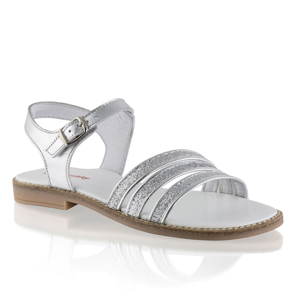 Russell & Bromley SHIMMER Open Toe Buckle Sandal