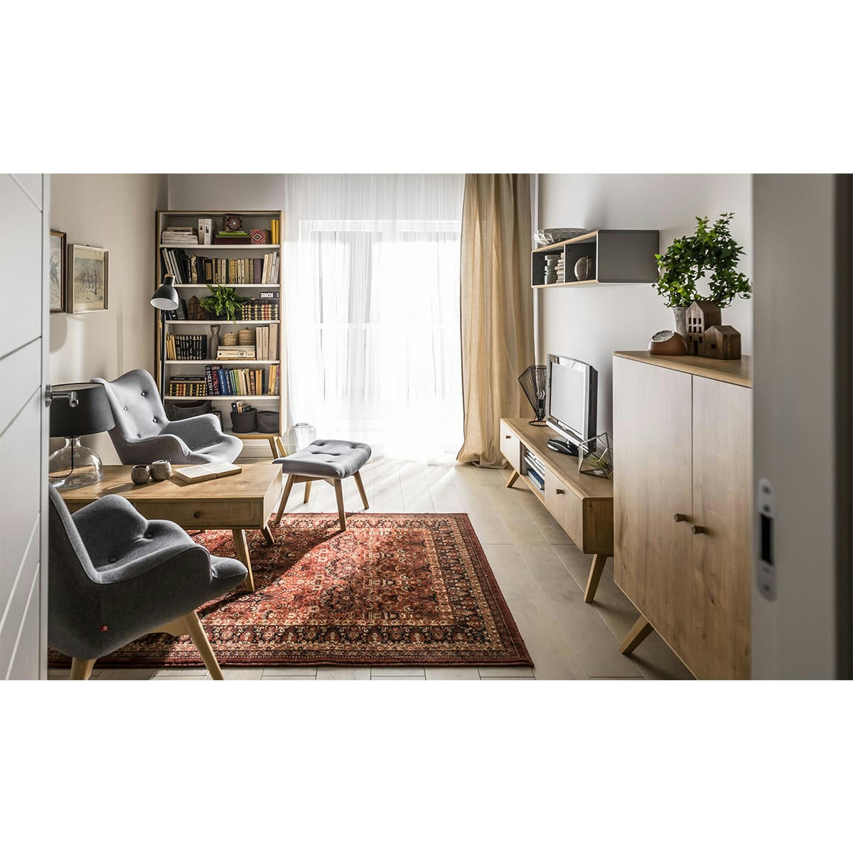 - Buffet 2 portes naturel