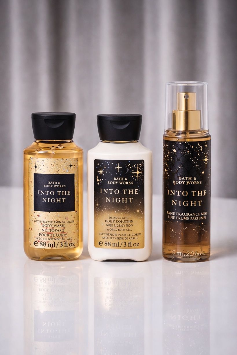 Bath & Body Works Into The Night Travel Size – Mist, Body Lotion & Body Wash 88ml