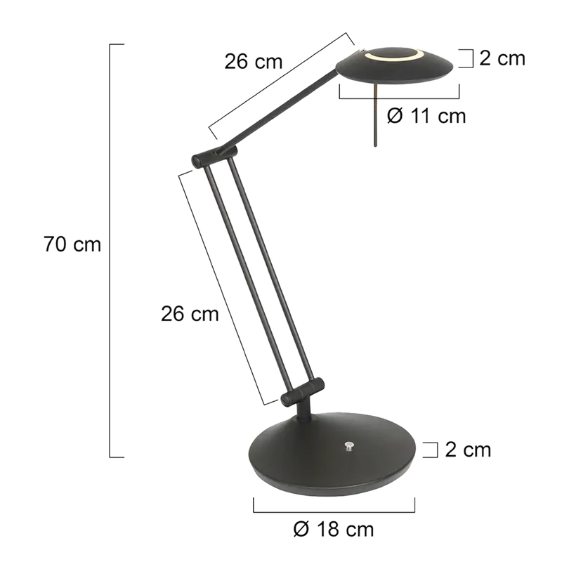 Tischleuchte Steinhauer LED
