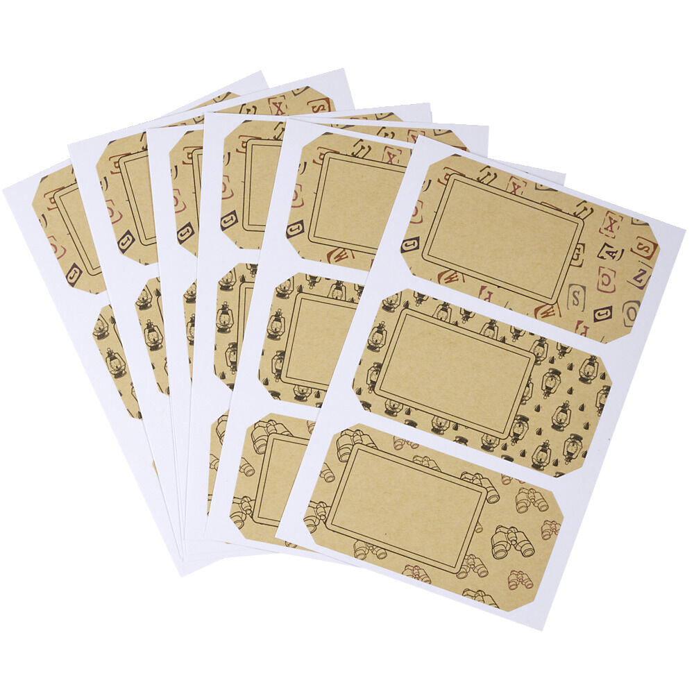 étiquette cadeau autocollante x3
