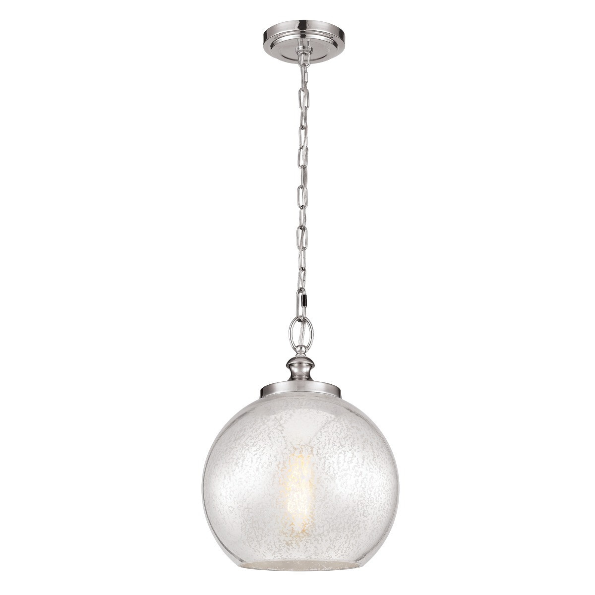 Lampa wisząca szczotkowana stal Tabby 1xE27x60W Feiss