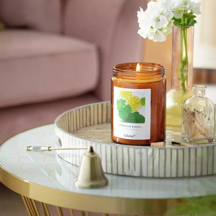 Habitat Jar Candle - Geranium & Basil