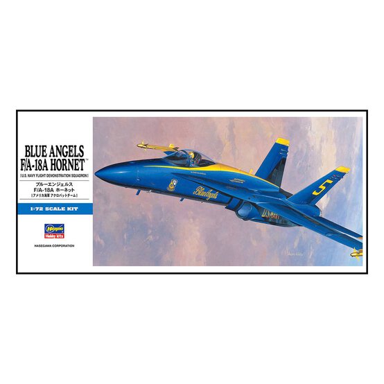 Hasegawa Blue Angels F/A-18A Hornet Model Kit 1:72