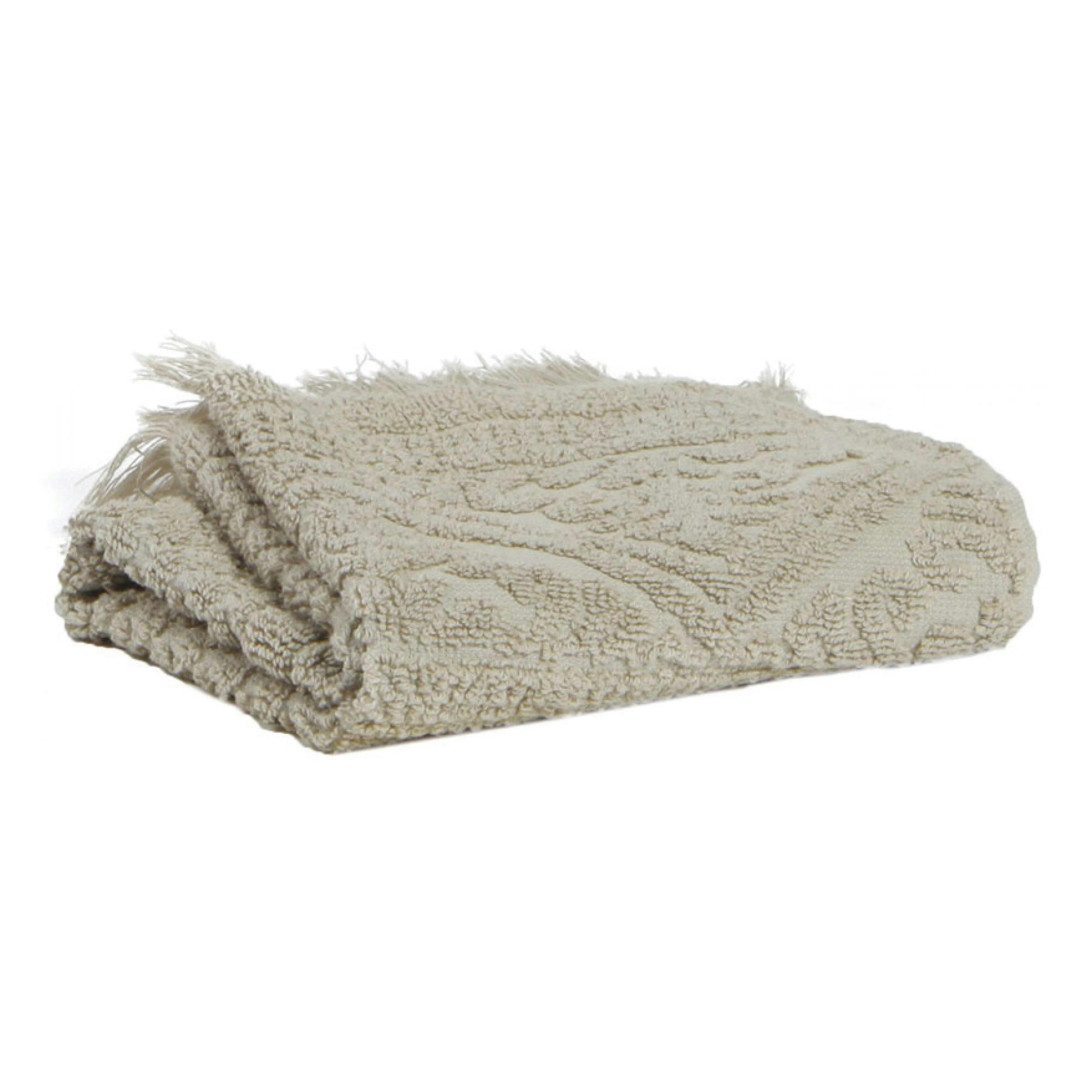 ZOE - Serviette de Toilette Zoé en coton lin 50 x 100