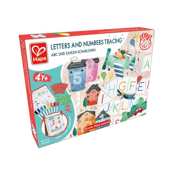 Hape Letters and Numbers Tracing Set
