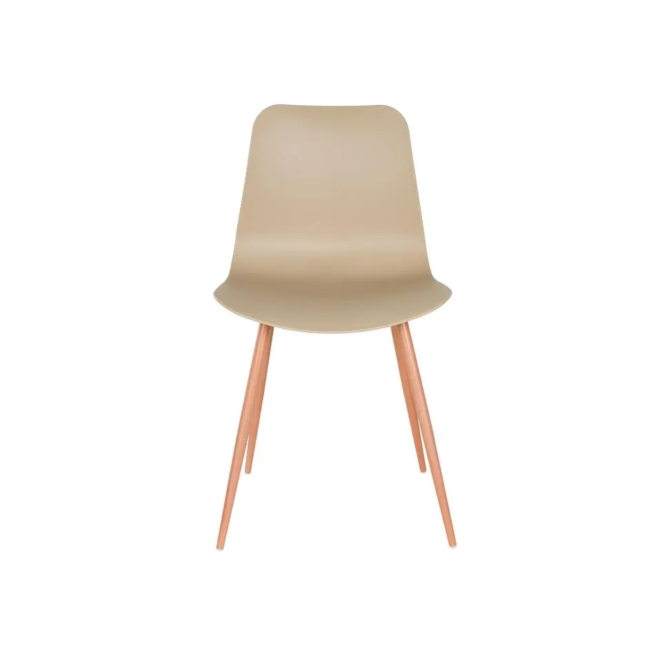 Housecraft Leon Eetkamerstoelen Beige - Set van 2