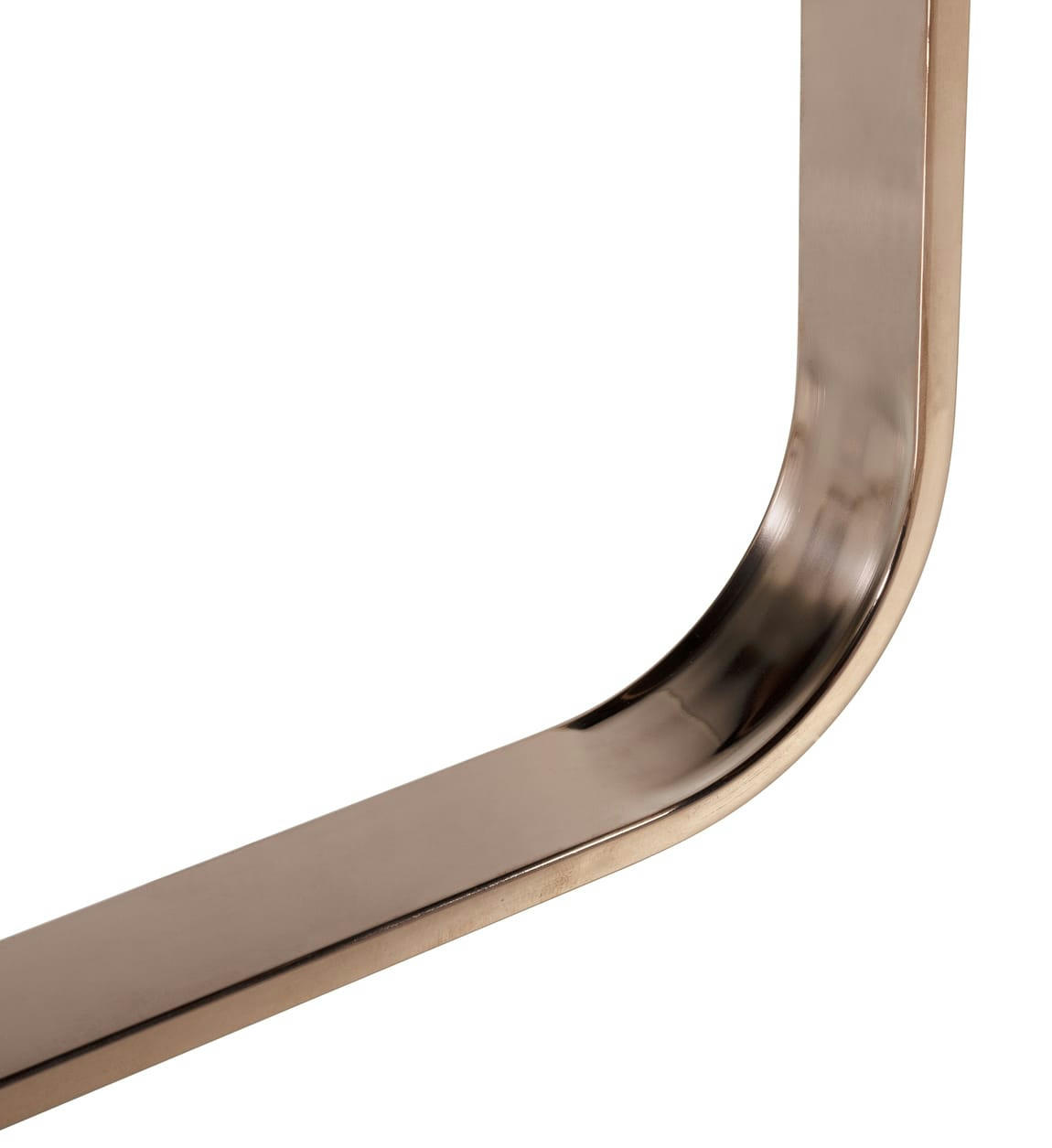 BERLIN - Table basse carrée en acier inoxydable et verre noir L 80 cm