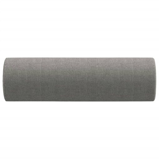 NNEVL Throw Pillows 2 pcs Dark Grey &Oslash;15x50 cm Fabric