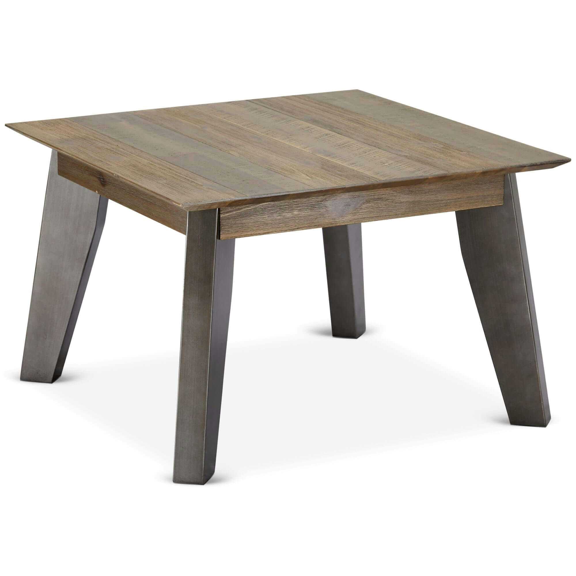 MALAGA - Table basse carrée en acacia massif marron