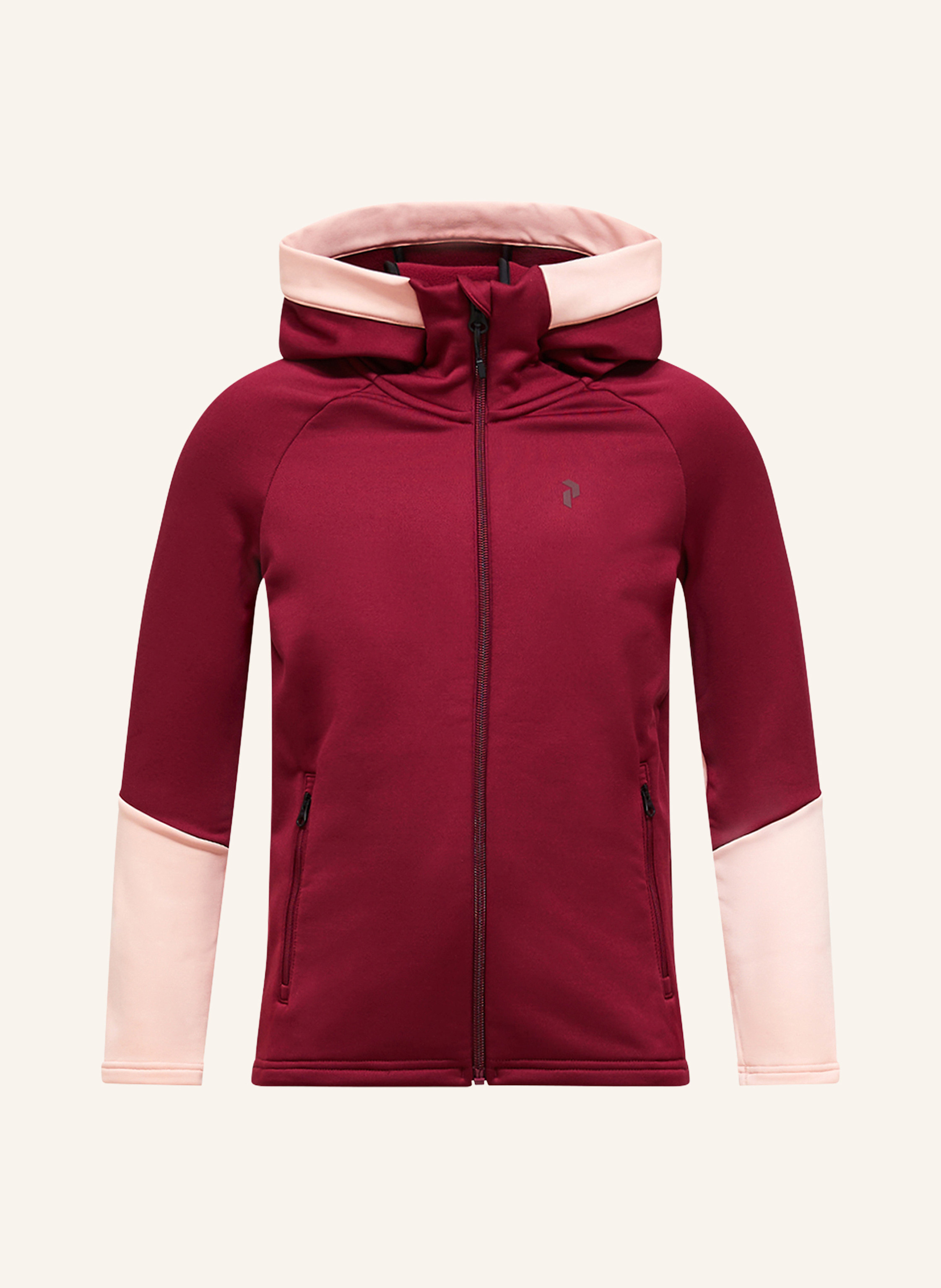 Peak Performance Jr Rider Essentials Midlayer Zip Hood Fleecejacke
