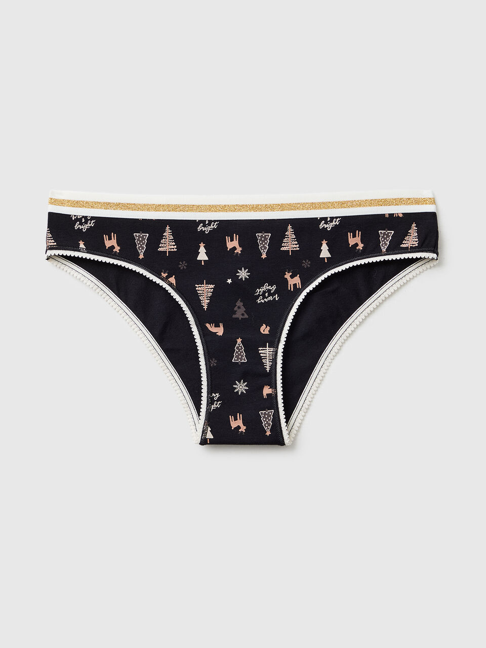 Underwear with Christmas print
