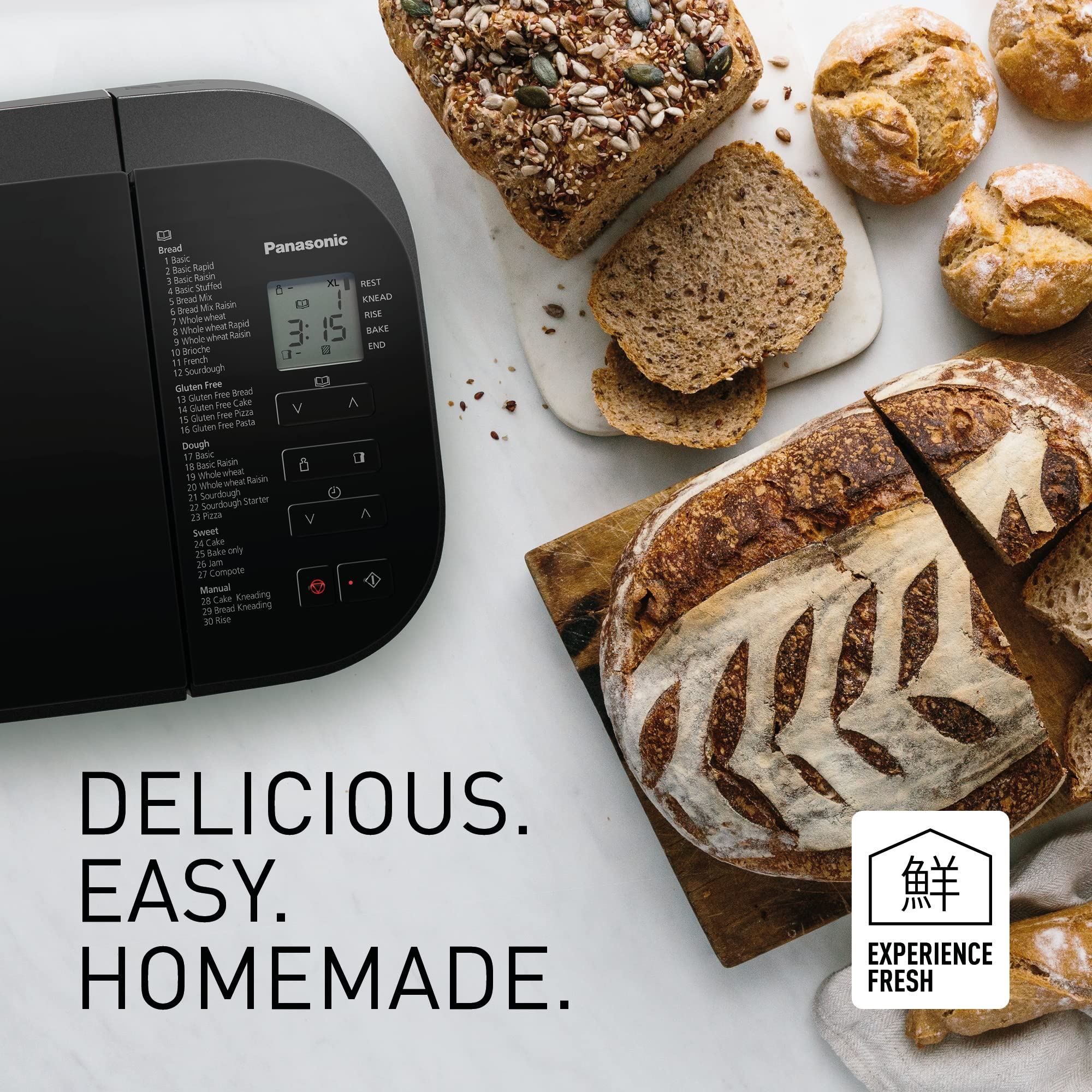 Panasonic SD-R2530KXC Automatic Breadmaker, Black