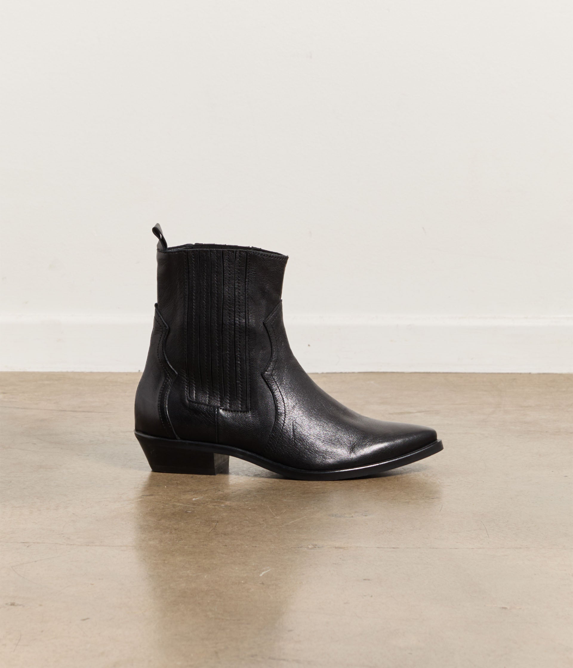 Boots western noires Mala