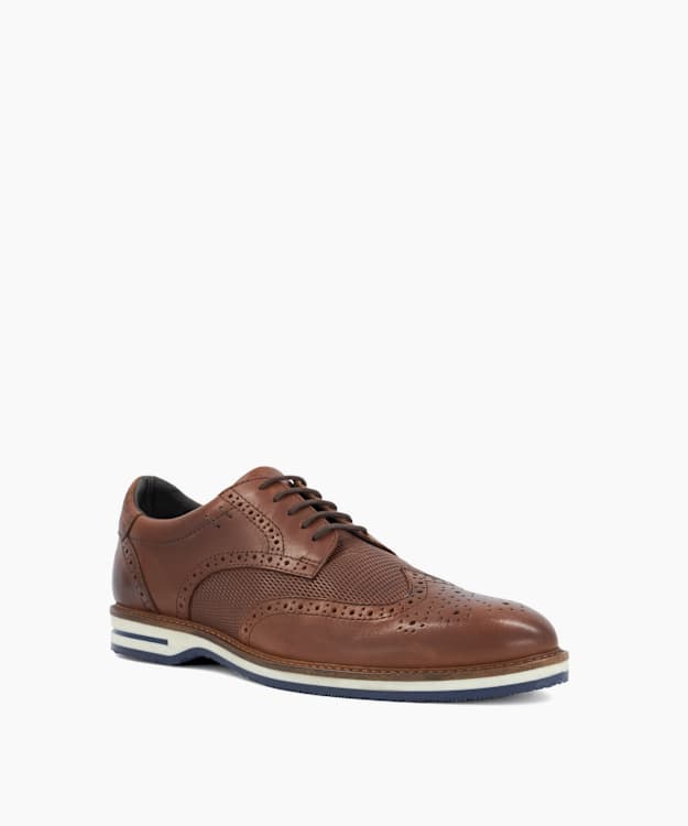 Barkings Tan - Lace-Up Hybrid Brogues