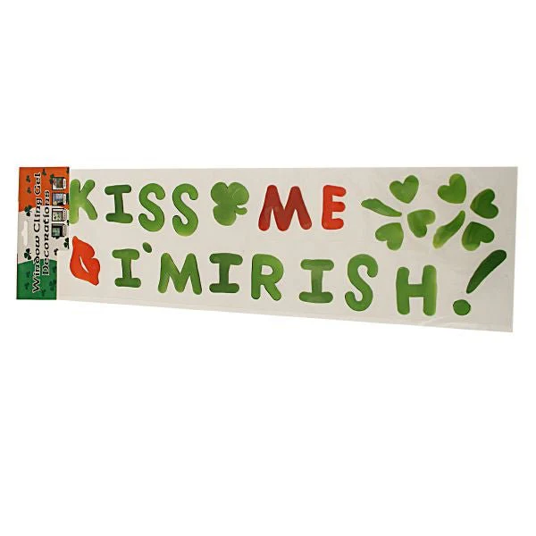 Irish Cling  Gel Window Stickers