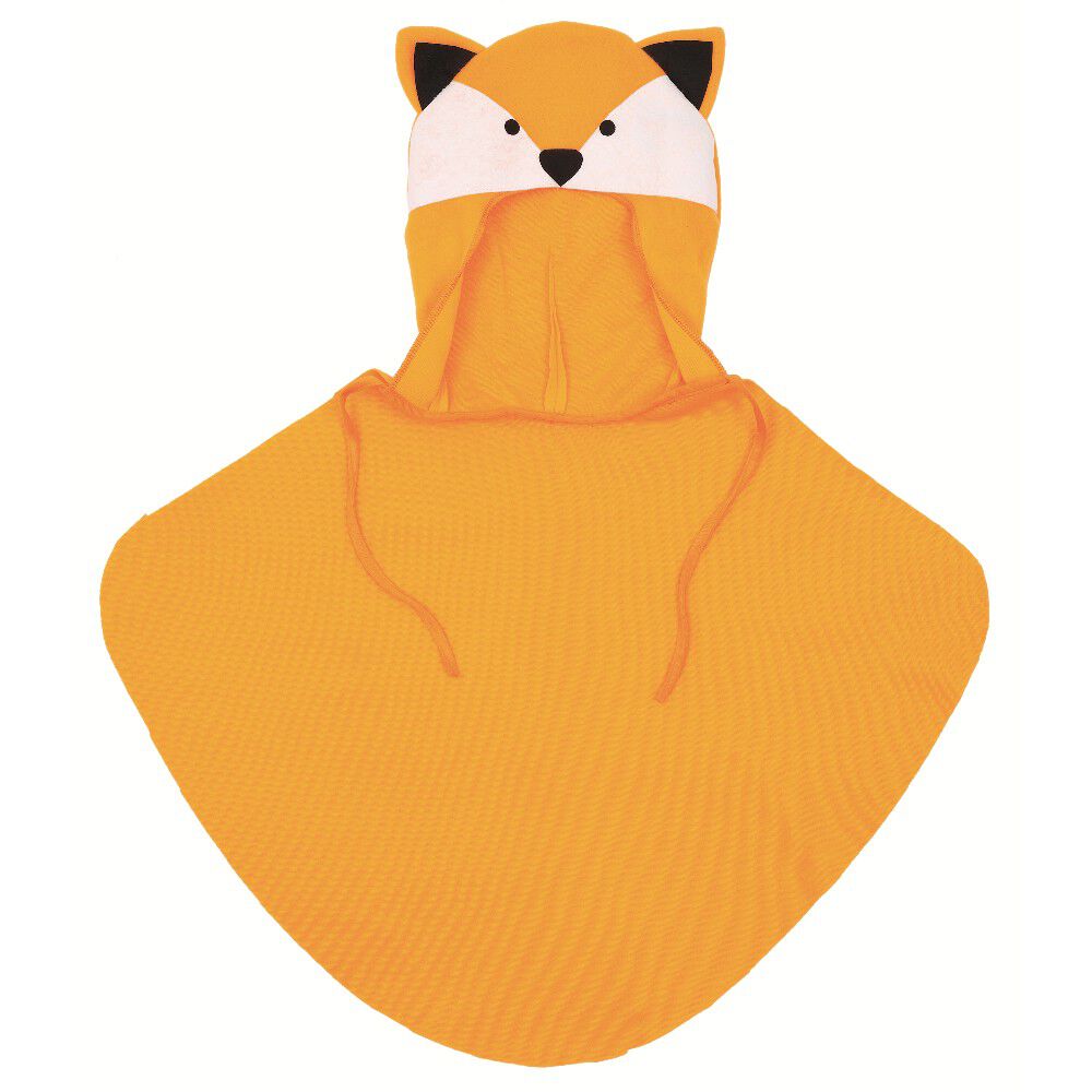 Déguisement enfant renard cape avec capuche oreilles