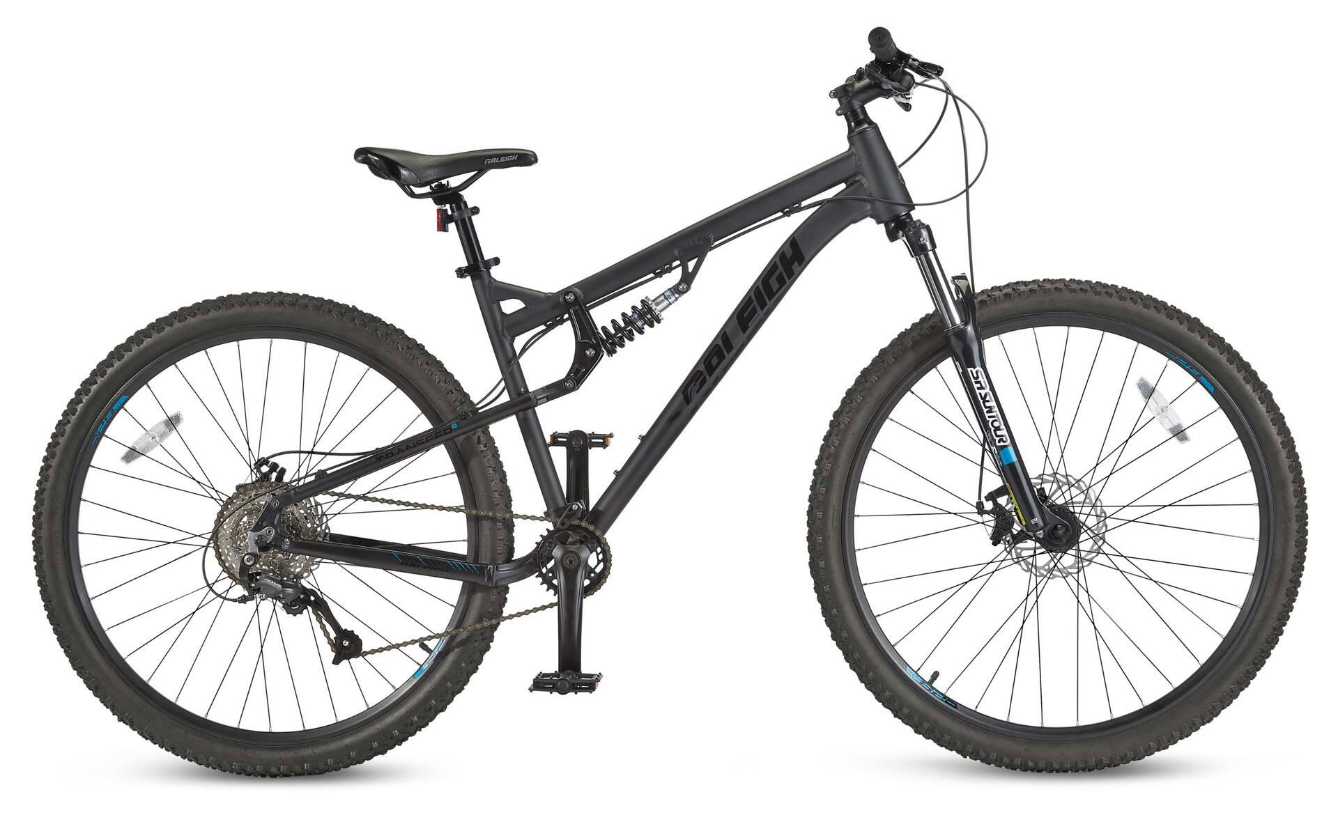 Raleigh Attack Dual-Suspension Mountain Bike,  29-in, Black
