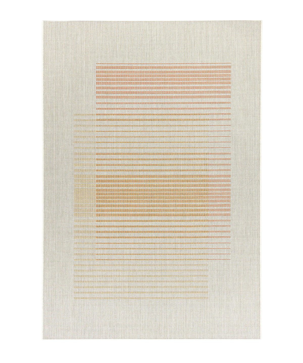 INTERMISION - Tapis intérieur et extérieur rayures graphiques jaune 155x230