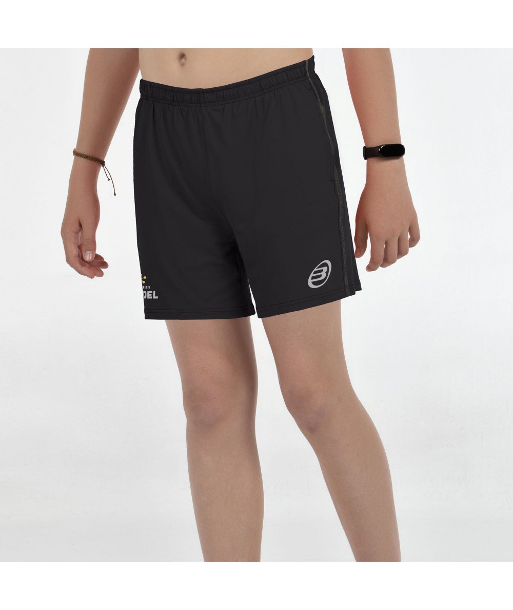 SHORT BULLPADEL PREUX JR. NEGRO