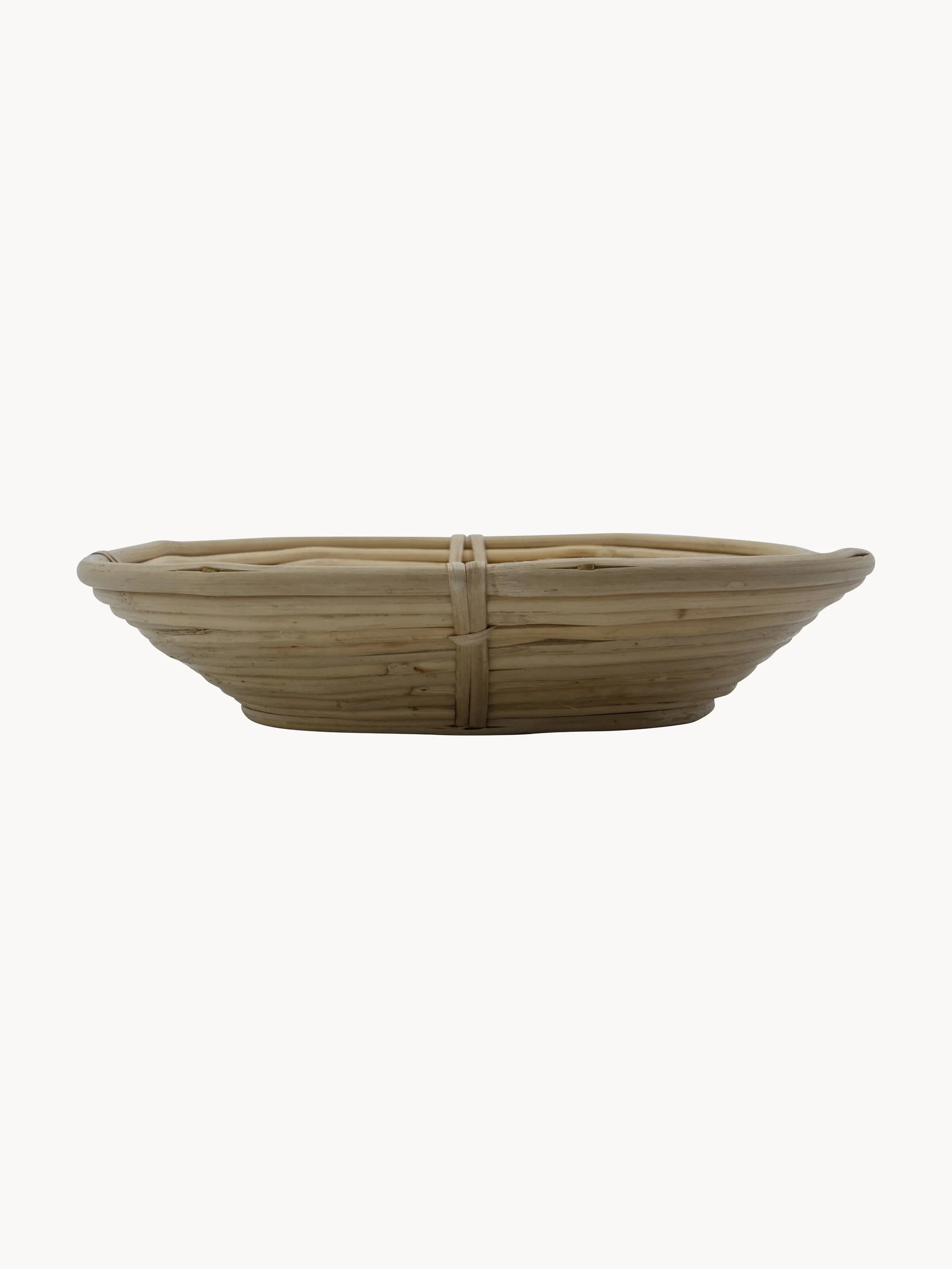 Handgefertigter Aufbewahrungskorb Conical aus Rattan
