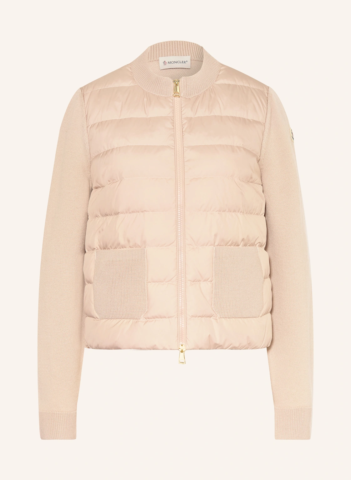 MONCLER Daunenjacke im Materialmix