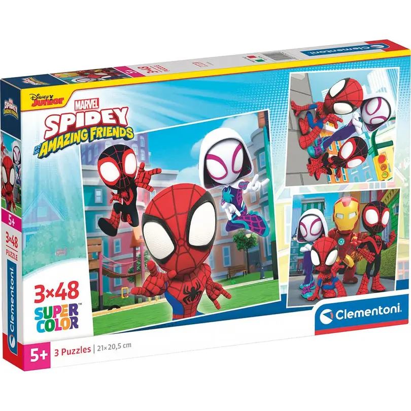 Puzzle 3er-Set Spidey & Friends