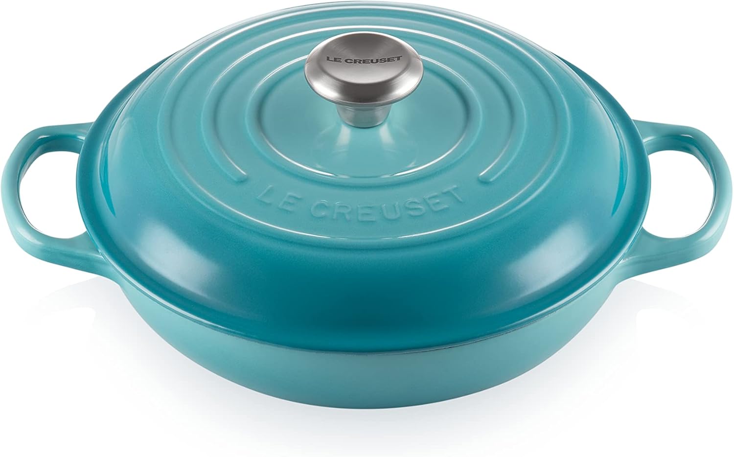 Le Creuset Enameled Cast Iron Signature Braiser, 2.25 qt., Caribbean