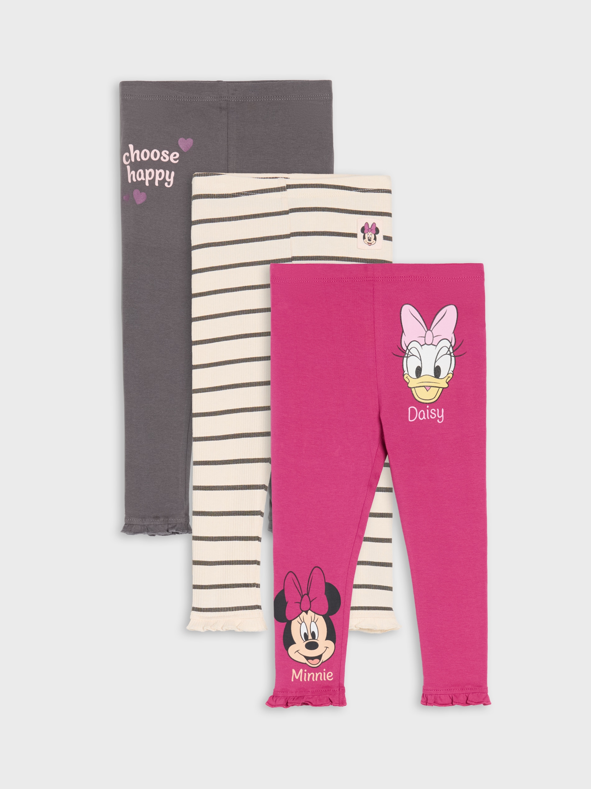 Legginsy 3 pack Minnie Mouse
