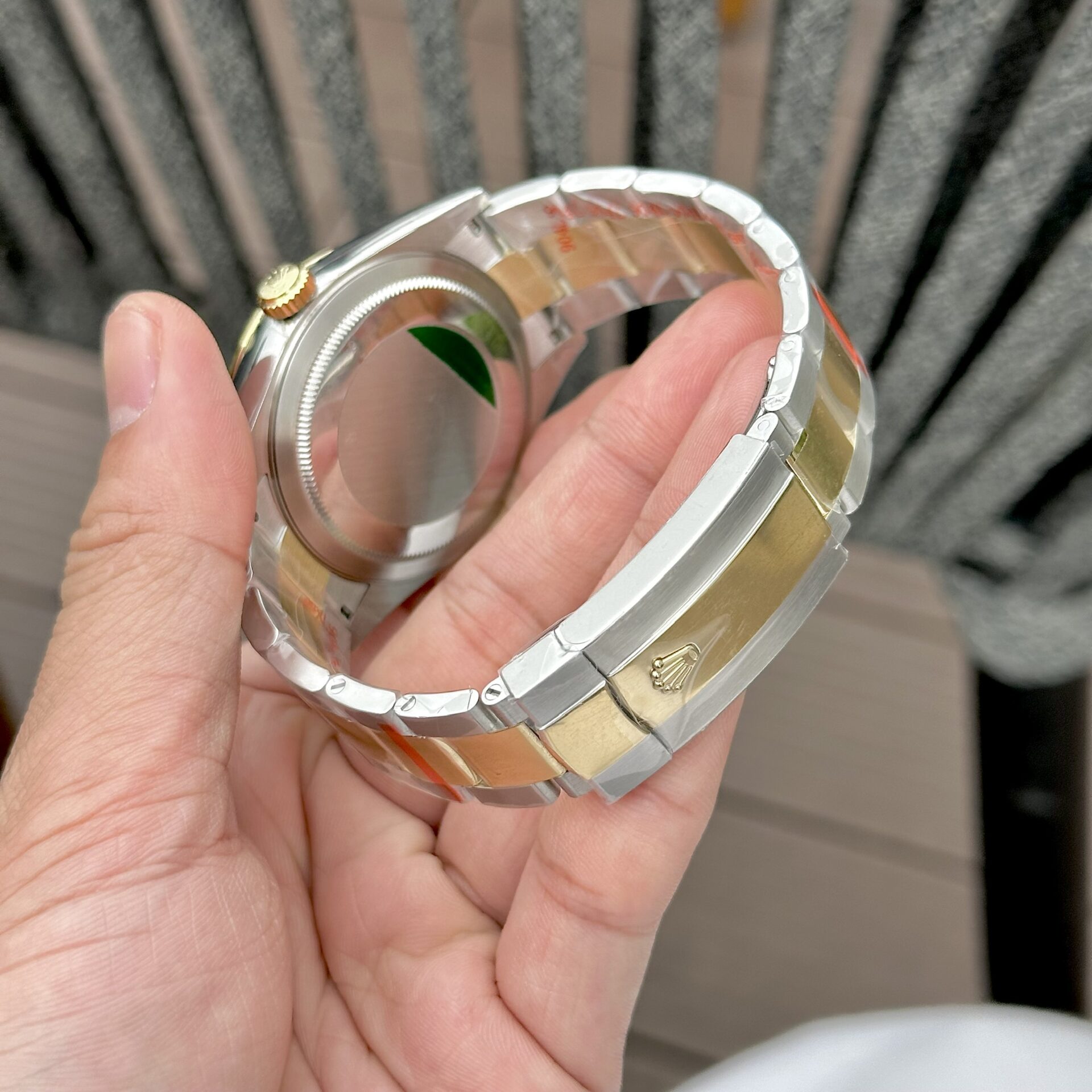 Rolex Sky-Dweller SS/YG Plated White Dial 42mm Oyster NBF Replica