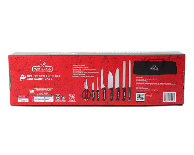 Grill Society 8 Piece Knife Set