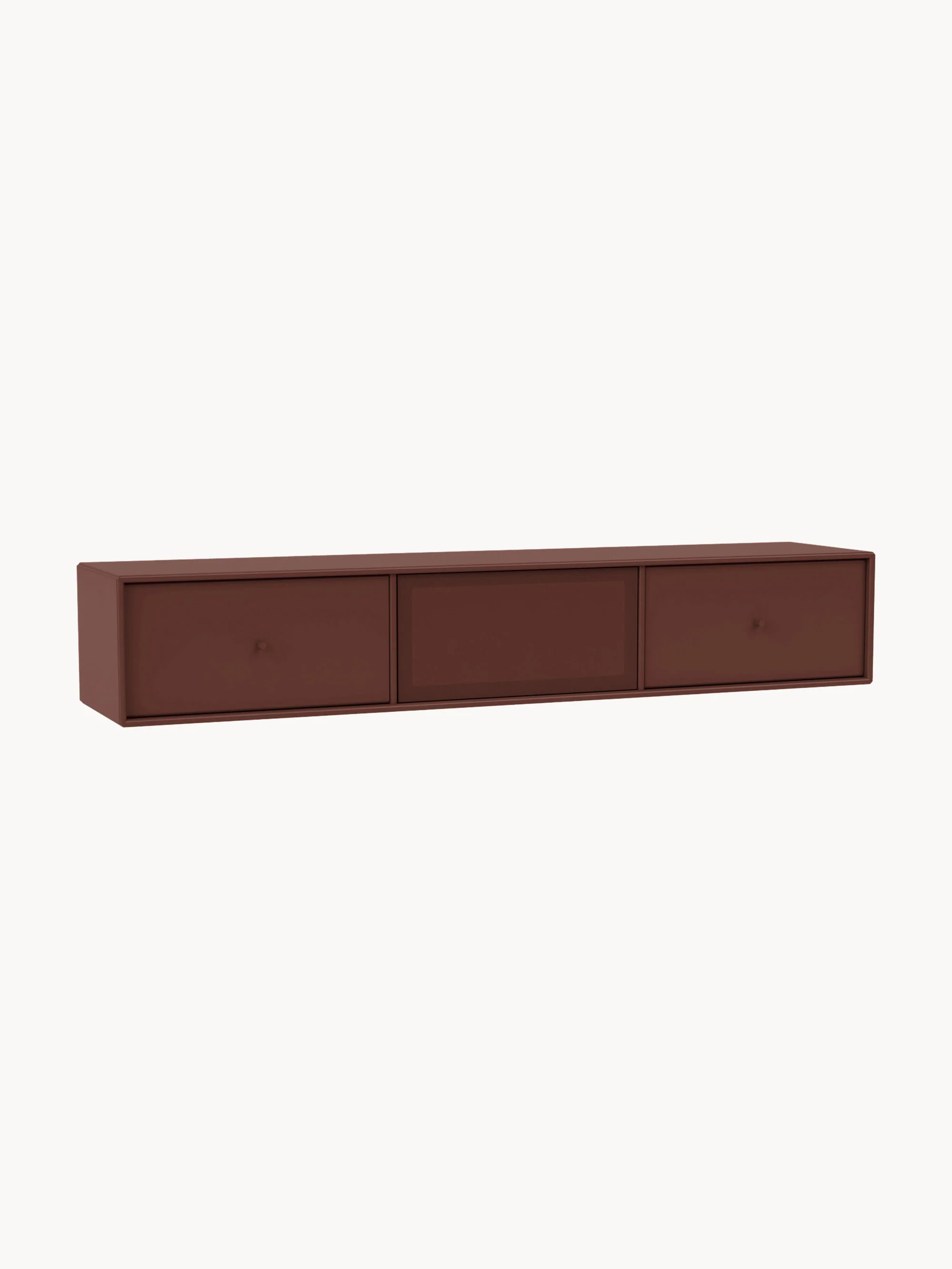 Handgefertigtes Wand-TV-Lowboard Octave V