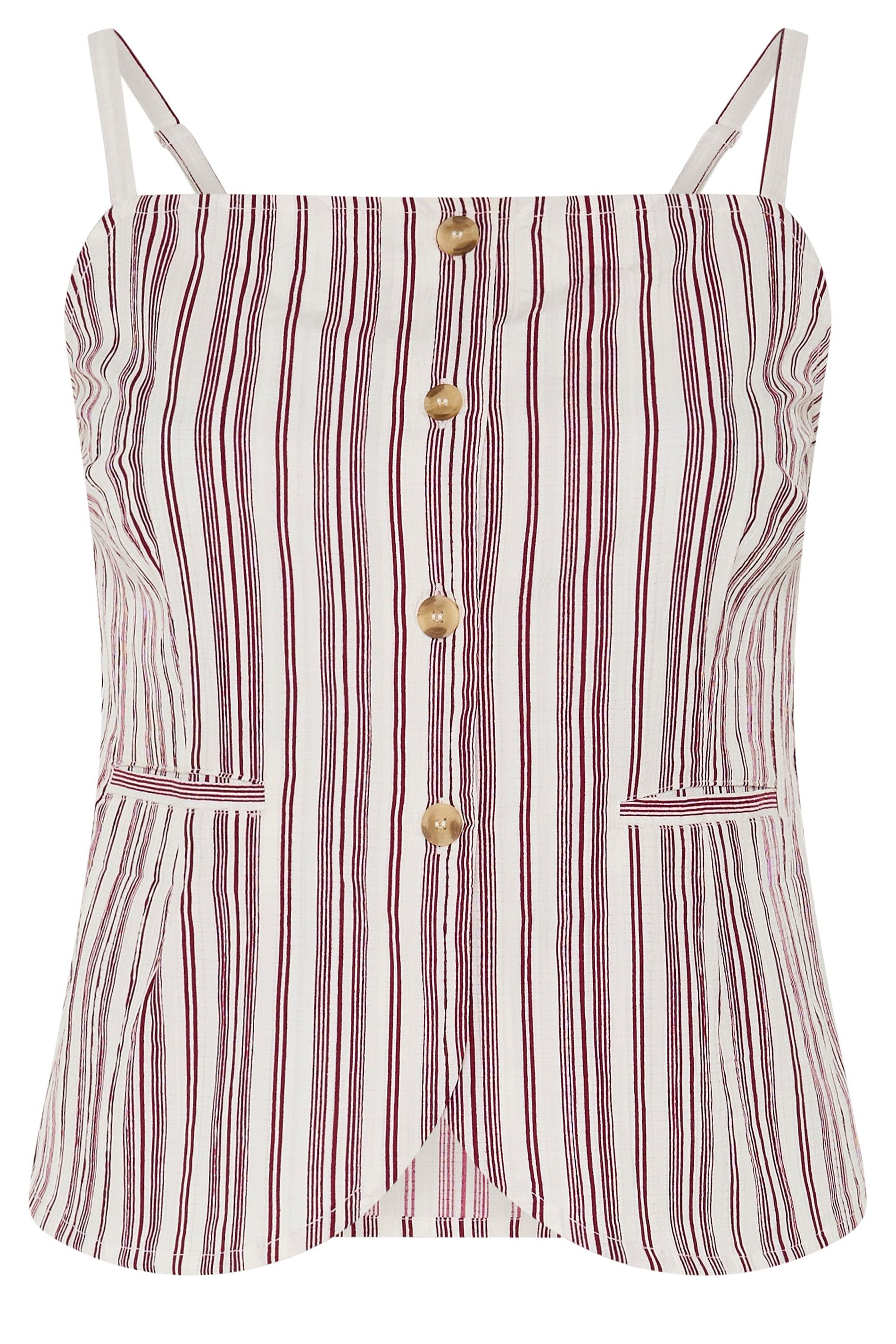 Yours Strappy Waistcoat Top