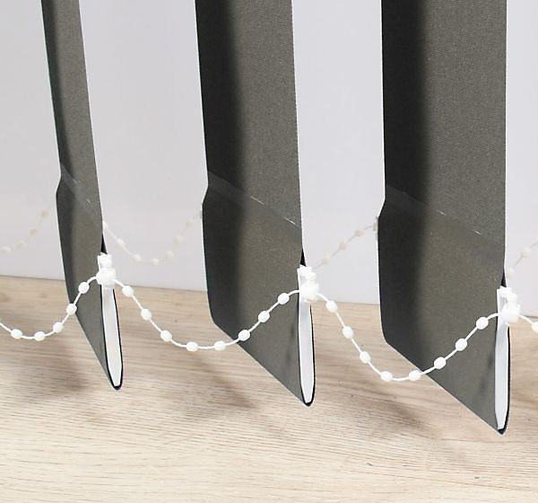 Chainette de liaison 127mm noire - 100 crochets (50 bandes)