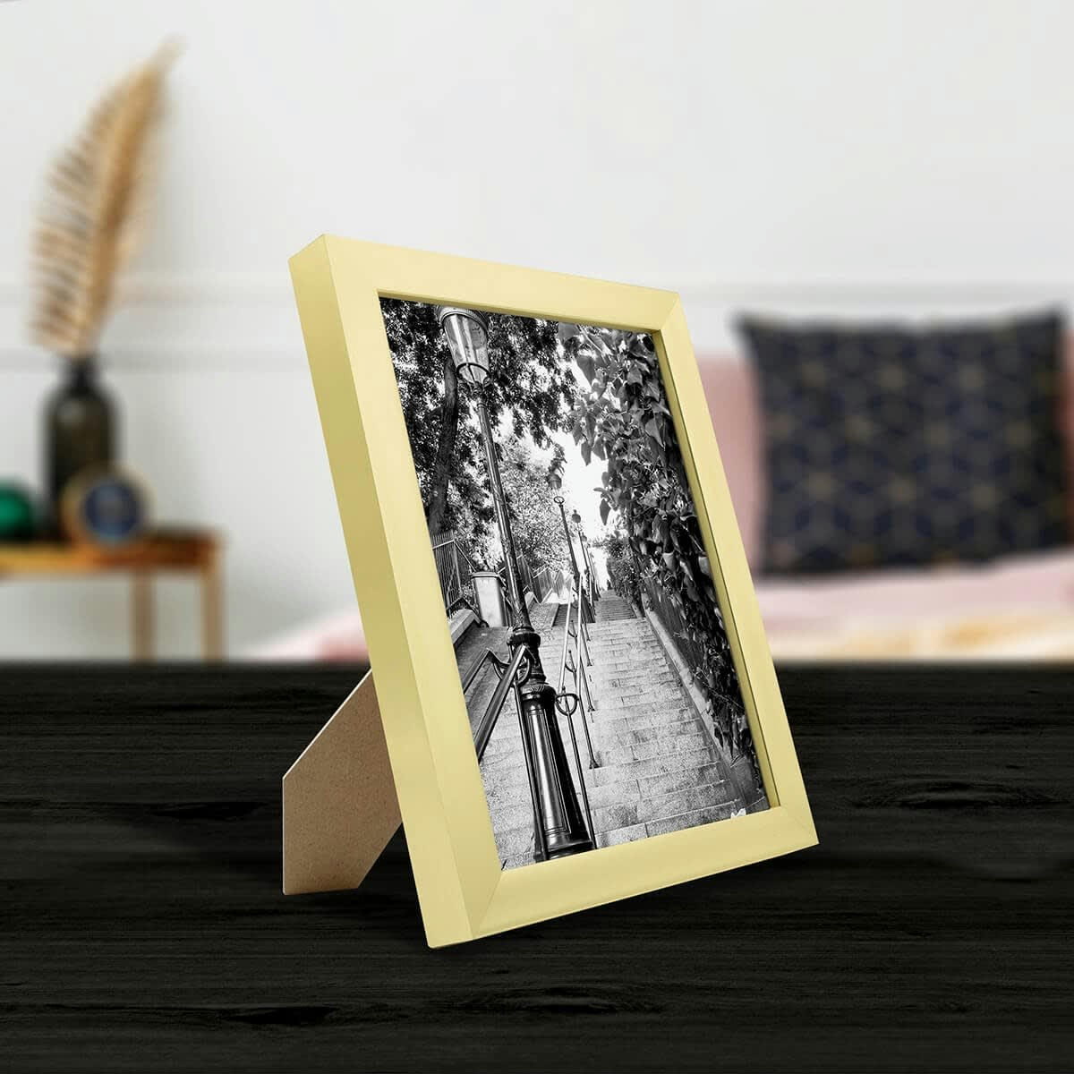 PRECIOUS - Cadre photo doré 15x20 cm résine recyclée