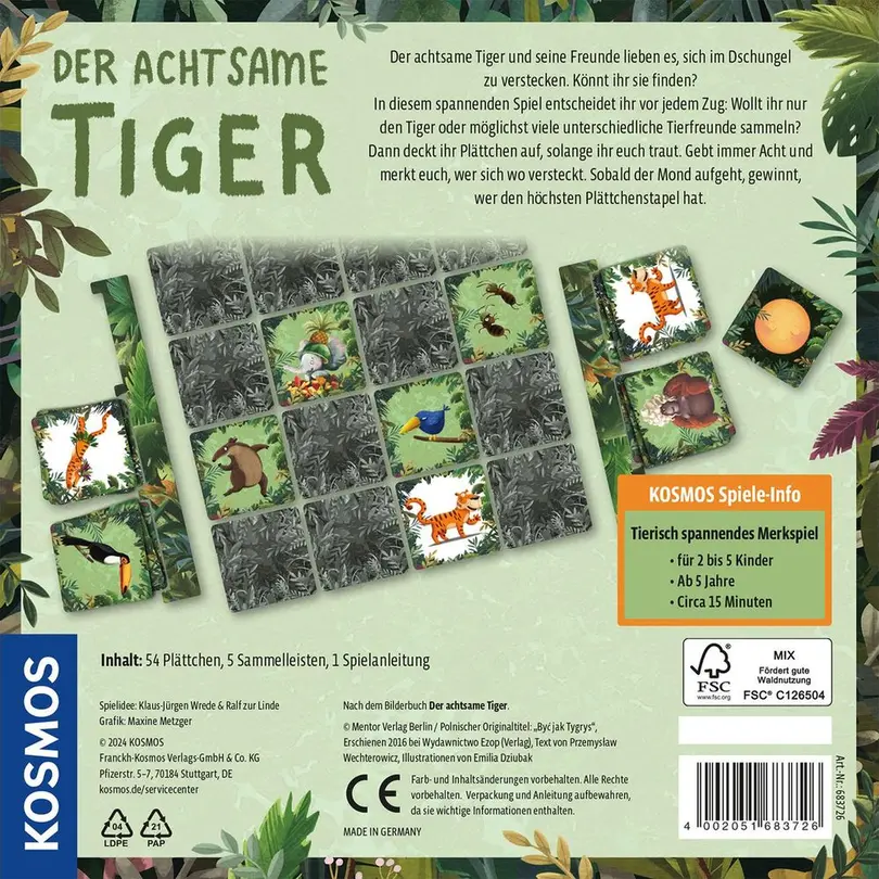 Kinderspiel Der achtsame Tiger