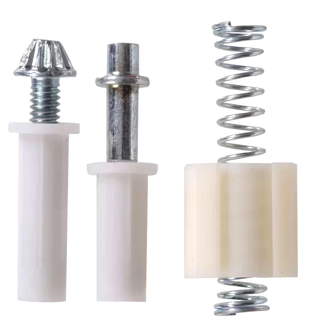 Hillman Universal Bi-Fold Door Replacement Part Kit, Mounting Hardware Included, White