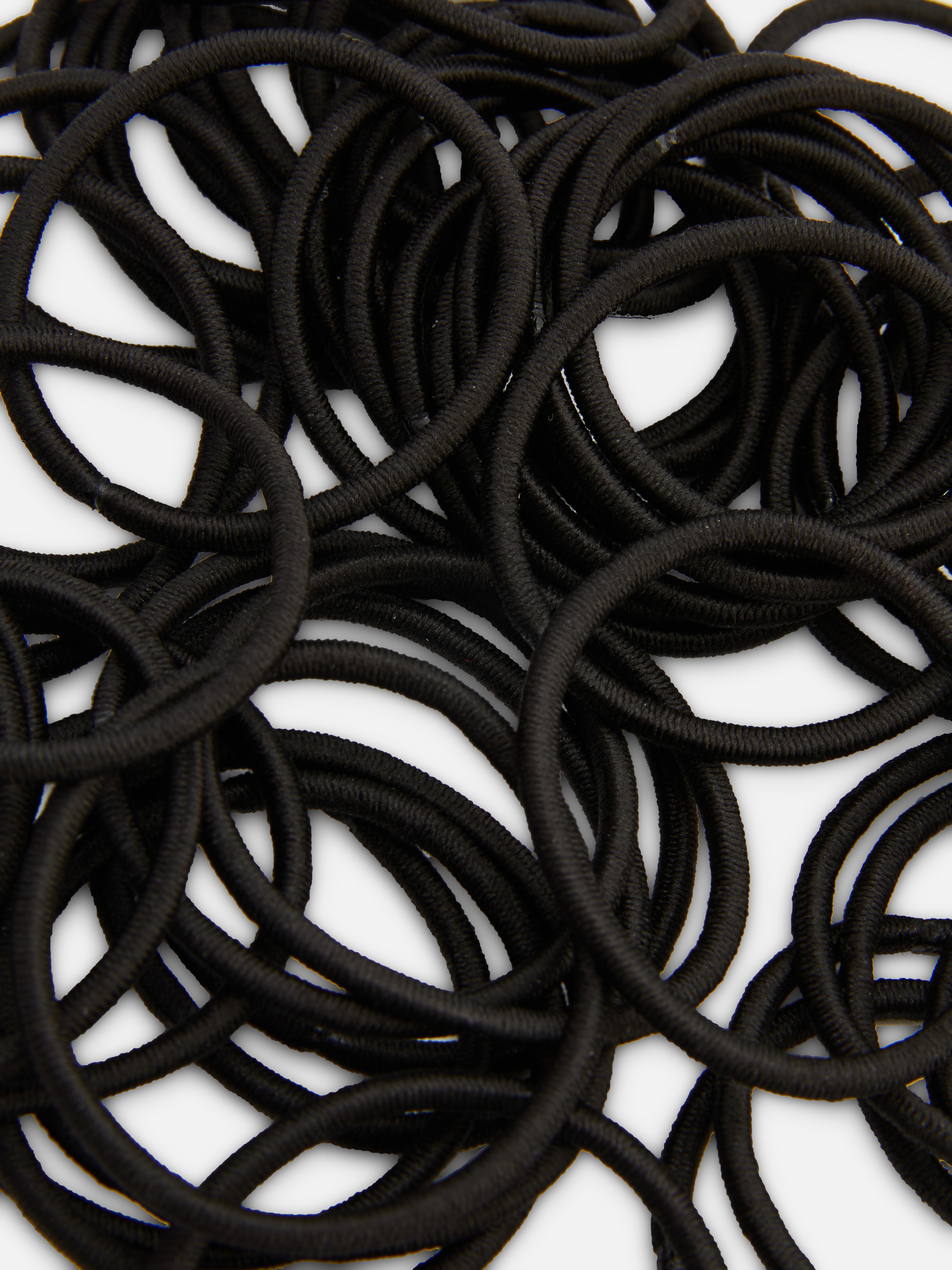 60-Pack Thick Elastic Hair Ties