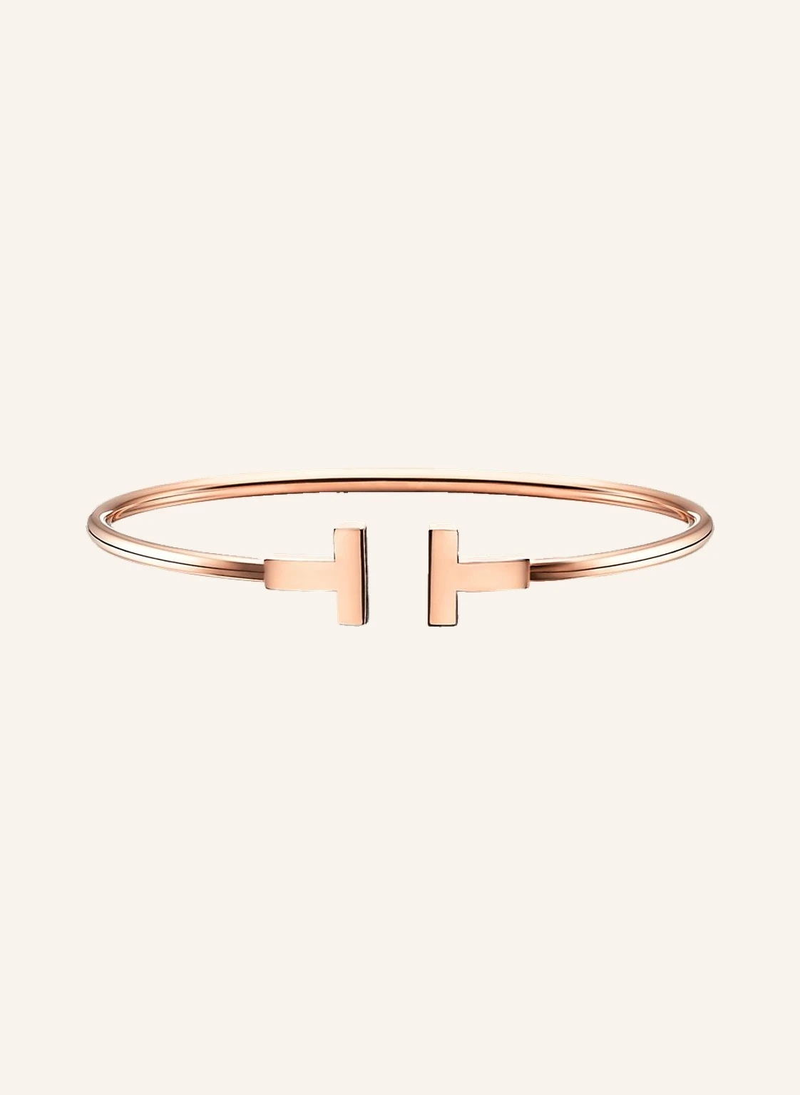 TIFFANY & Co. Armreif TIFFANY T WIRE aus 18 Karat Roségold