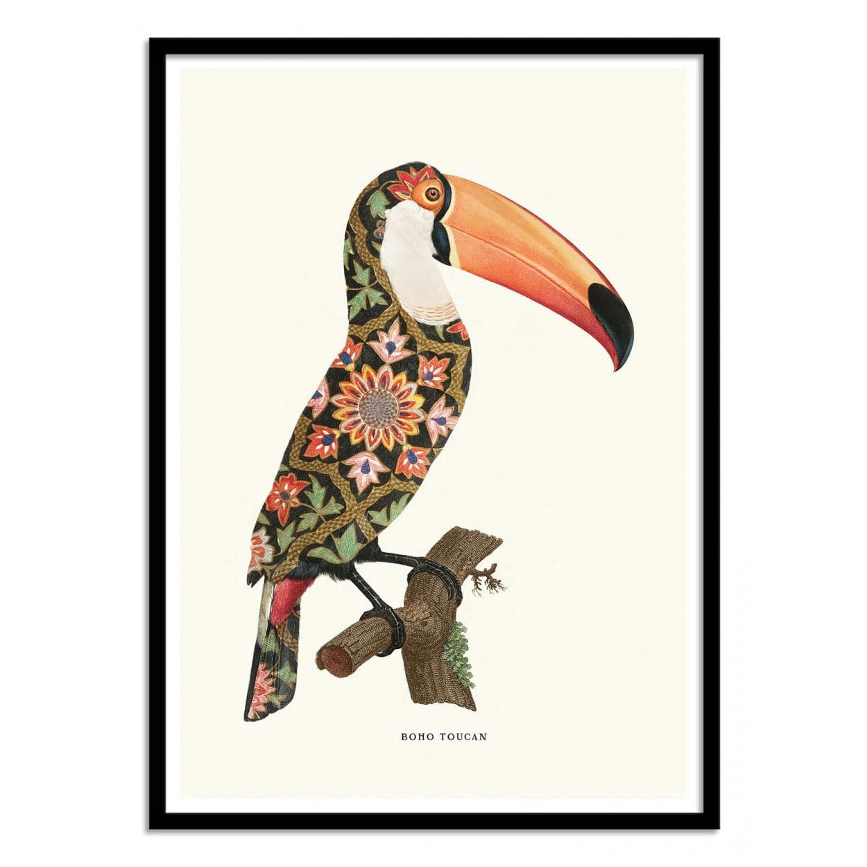 JONAS LOOSE - BOHO TOUCAN - Affiche d'art 50 x 70 cm