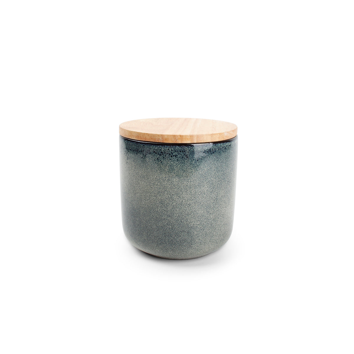 Salt & Pepper - Voorraadpot 12xH12cm groen/blauw Meridian