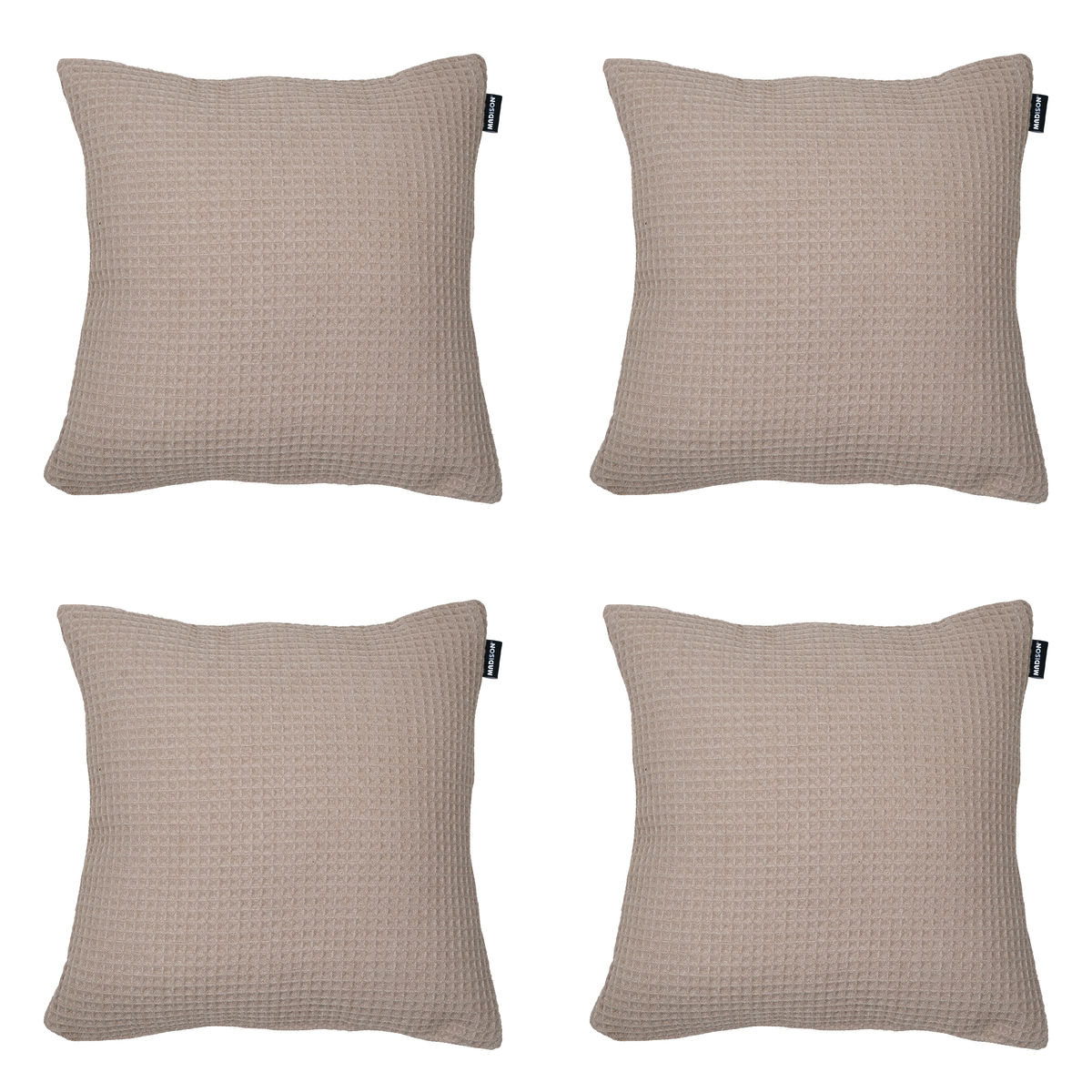 Madison sierkussen Madison Home - bruin - 45x45x10cm - set van 4