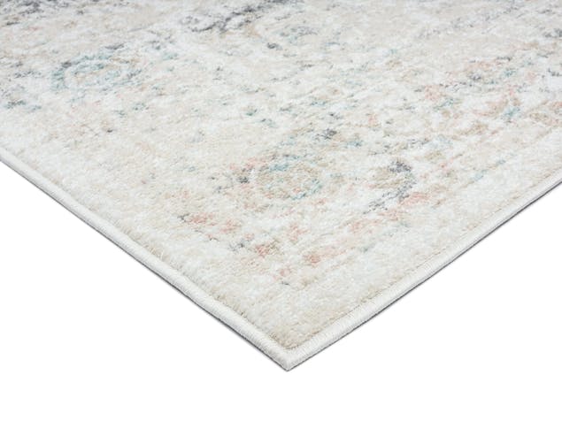 Elouise Cream And Grey Multi-Colour Traditional Floral Rug