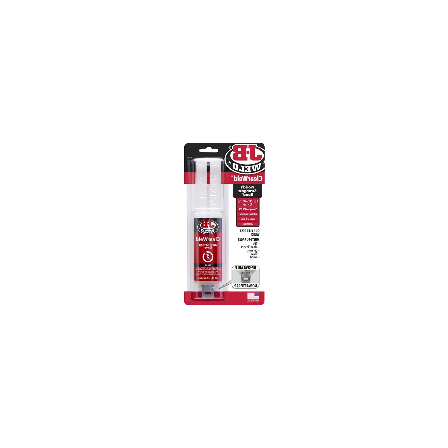 JBL J-B Weld ClearWeld Epoxy Syringe 25ml